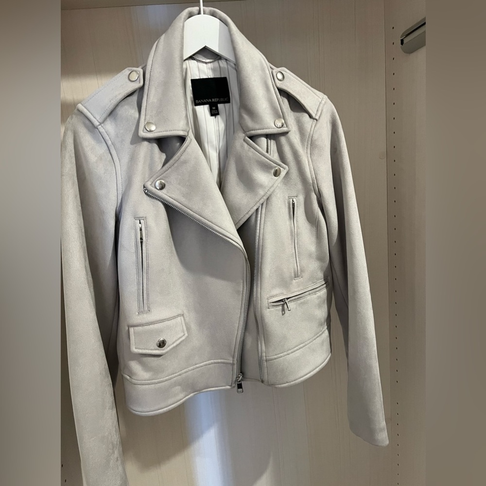 Banana Republic super soft suede jacket